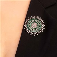 Brosche Ultima Edizione Dame in Silber SA00392-BLU - SA00392-BLU